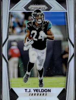 2017 T.J. Yeldon #28 Prizm