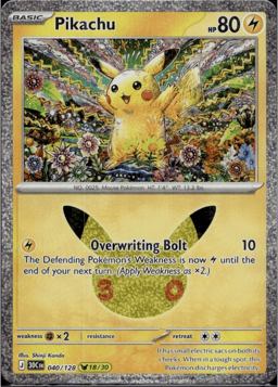 2026 Pikachu #40 30th Celebration