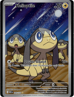 2025 Helioptile #143 Mega Evolution