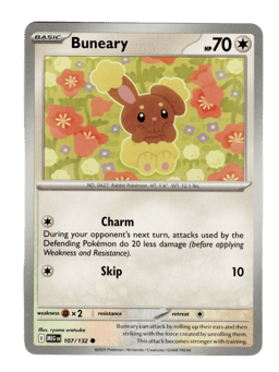 2025 Buneary #107 Mega Evolution