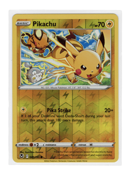 2022 Pikachu #49 Silver Tempest