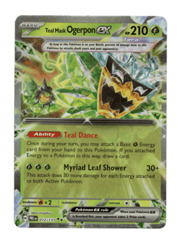 2025 Teal Mask Ogerpon ex #12 Prismatic Evolutions