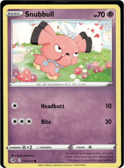 2021 Snubbull #115 Fusion Strike