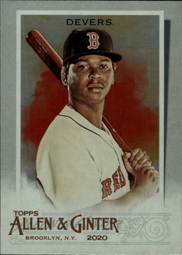 2020 Rafael Devers #44 Topps Allen & Ginter