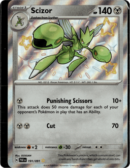 2024 Scizor #191 Paldean Fates
