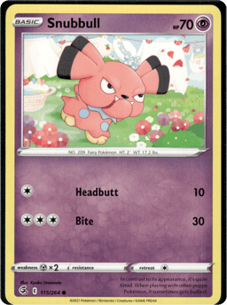 2021 Snubbull #115 Fusion Strike