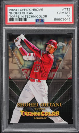 2023 Topps Chrome In Technicolor Shohei Ohtani #TT-2 PSA 10 GEM MINT