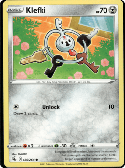 2021 Klefki #186 Fusion Strike