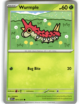2026 Wurmple #11 Ascended Heroes