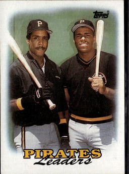 1988 Barry Bonds #231 1987 Team Leaders