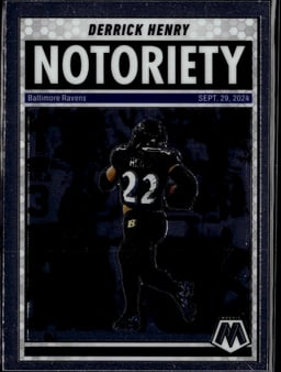 2025 Derrick Henry #4 Mosaic Notoriety
