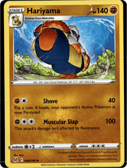 2022 Hariyama #98 Lost Origin