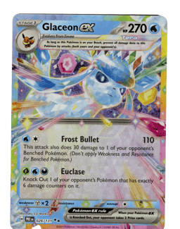 2025 Glaceon ex #26 Prismatic Evolutions