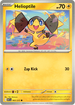 2026 Helioptile #63 Ascended Heroes