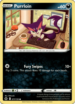 2023 Purrloin #77 Crown Zenith