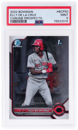 2022 Bowman Chrome Prospect Elly De La Cruz #BCP50 PSA 9