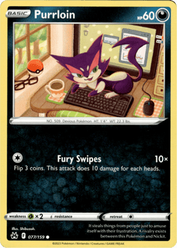 2023 Purrloin #77 Crown Zenith