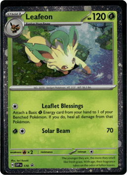 2023 Leafeon #170 Scarlet & Violet Black Star Promos