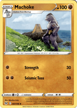 2022 Machoke #87 Lost Origin