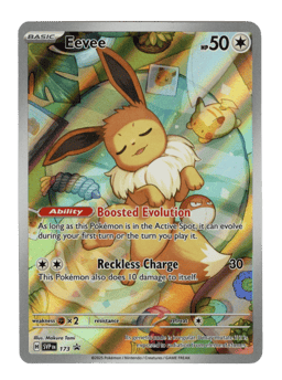 2023 Eevee #173 Scarlet & Violet Black Star Promos