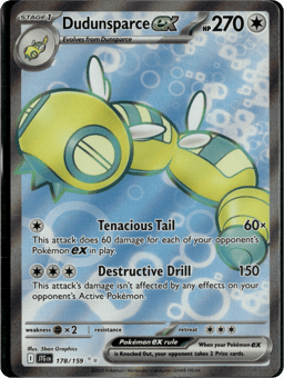 2025 Dudunsparce ex #178 Journey Together