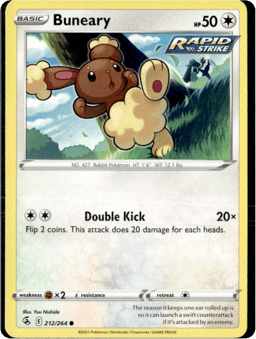 2021 Buneary #212 Fusion Strike