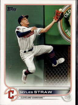2022 Myles Straw #654 Topps