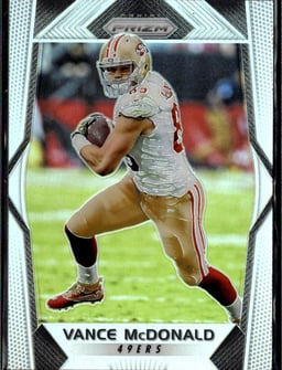 2017 Vance McDonald #36 Prizm