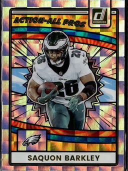 2025 Saquon Barkley #AAP-SBA Action-All Pros Action-All Pros