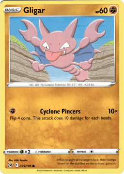2022 Gligar #95 Lost Origin