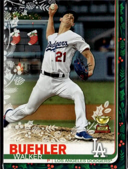 2019 Walker Buehler #HW187 Holiday