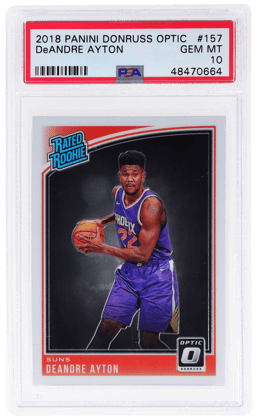 2018 Donruss Optic Rated Rookie DeAndre Ayton #157 PSA 10