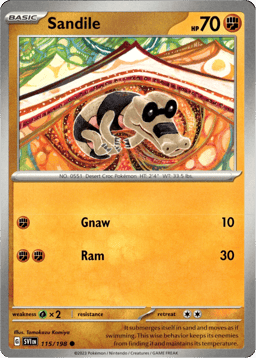 2023 Sandile #115 Scarlet & Violet