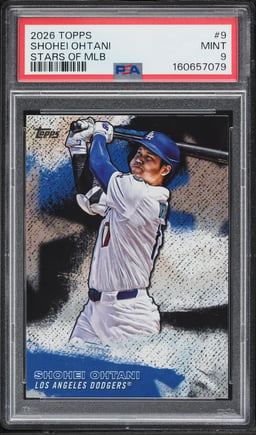 2026 Topps Stars Of MLB Shohei Ohtani #SMLB-9 PSA 9 MINT