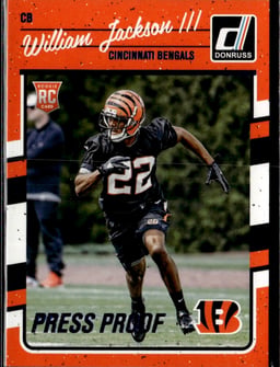 2016 William Jackson III #348 Donruss