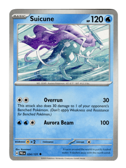 2025 Suicune #24 Prismatic Evolutions