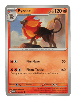 2025 Pyroar #16 Prismatic Evolutions