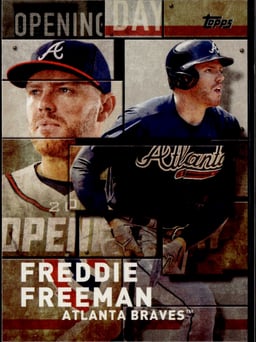 2018 Freddie Freeman #OD-12 Topps Opening Day