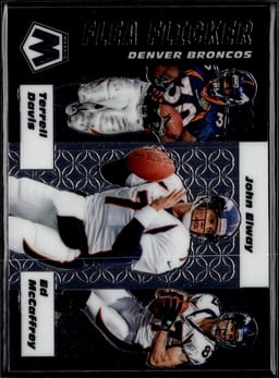2020 Terrell Davis / John Elway / Ed McCaffrey #FF6 Mosaic Flea Flicker