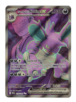 2025 Team Rocket's Nidoking ex #216 Destined Rivals