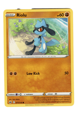 2023 Riolu #71 Crown Zenith