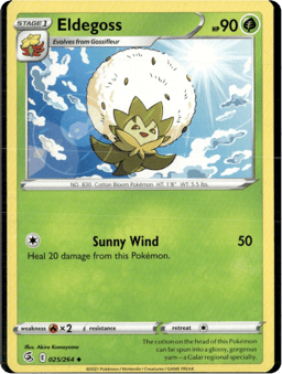 2021 Eldegoss #25 Fusion Strike