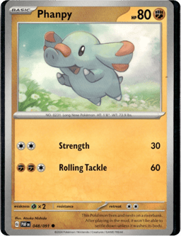 2024 Phanpy #48 Paldean Fates