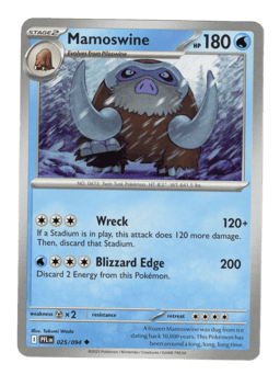 2025 Mamoswine #25 Phantasmal Flames