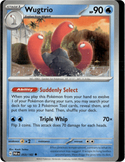 2023 Wugtrio #53 Paradox Rift