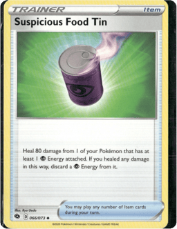 2020 Suspicious Food Tin #66 Champion's Path
