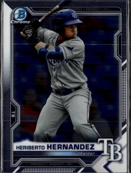 2021 Heriberto Hernandez #BDC-100 Chrome