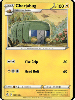 2021 Charjabug #100 Fusion Strike