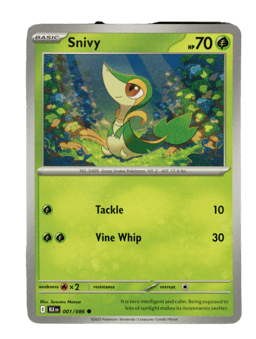 2025 Snivy #1 Black Bolt