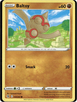 2021 Baltoy #144 Fusion Strike